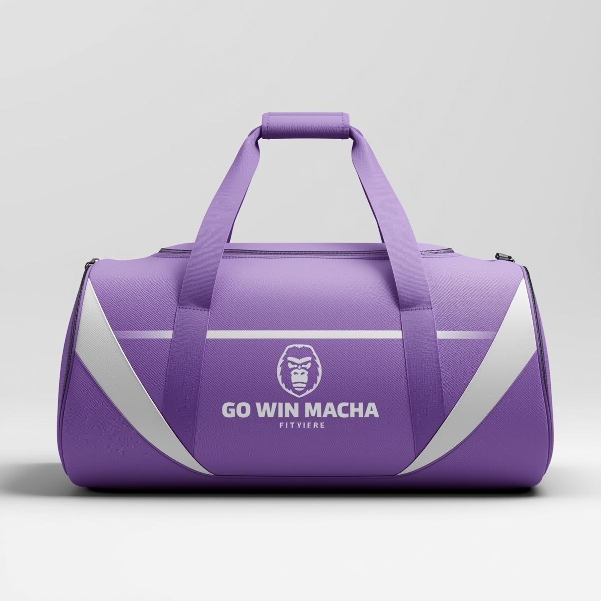 Lavender duffle bag