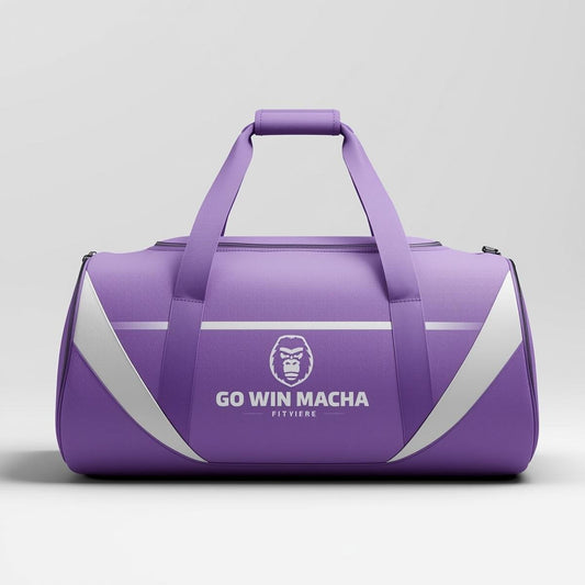 Lavender duffle bag